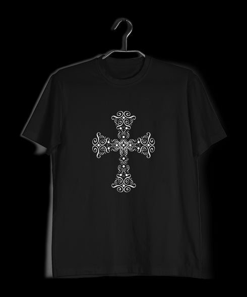 Fancy cross Christianity Mens TShirts